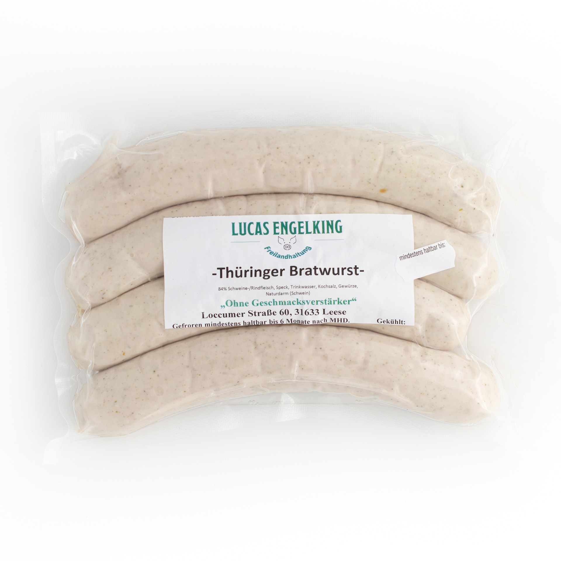 Thüringer Bratwurst (Pack je 4 Stk.)