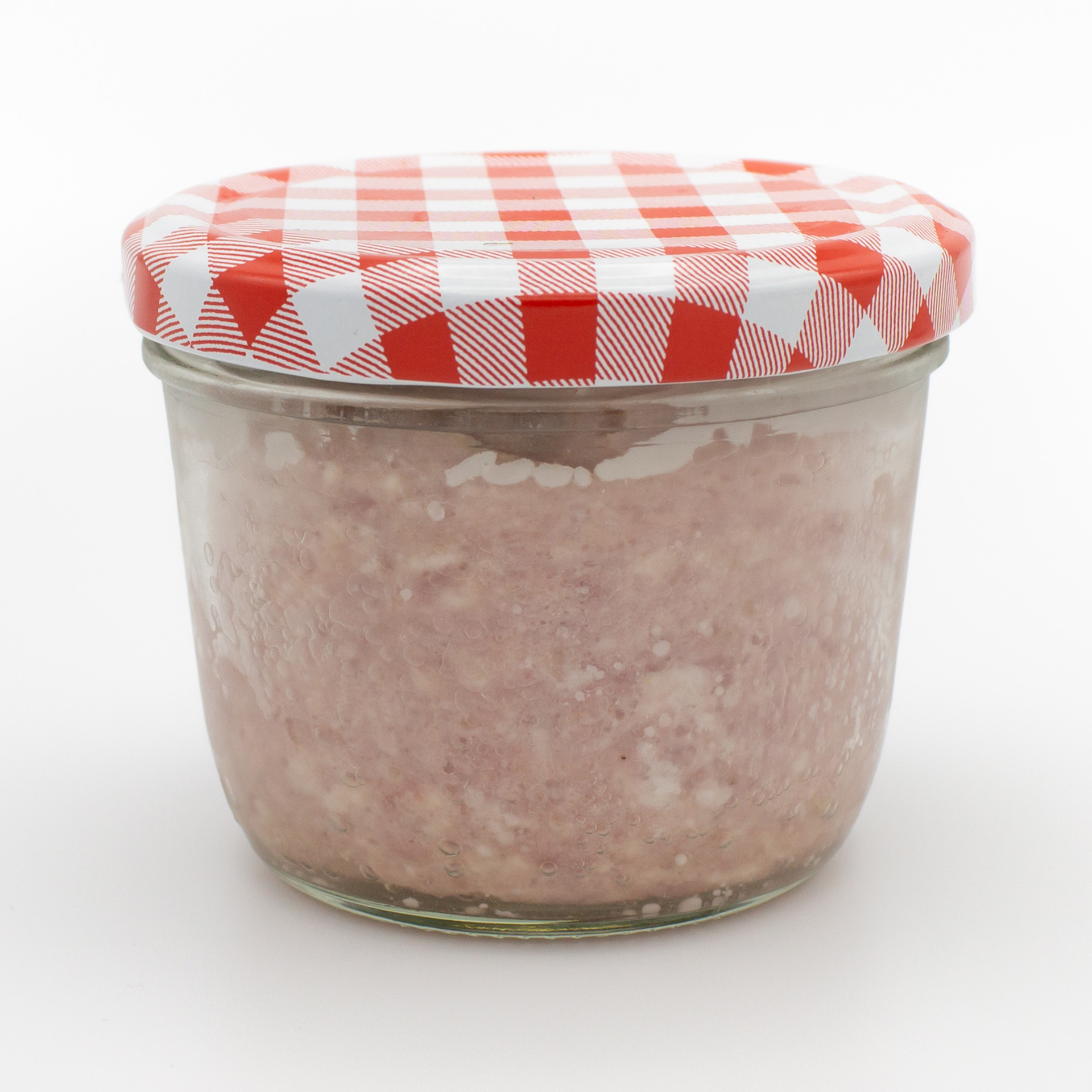 Gekochte Mettwurst im Glas