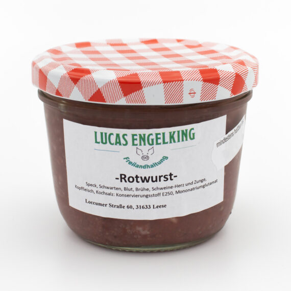 Rotwurst im Glas
